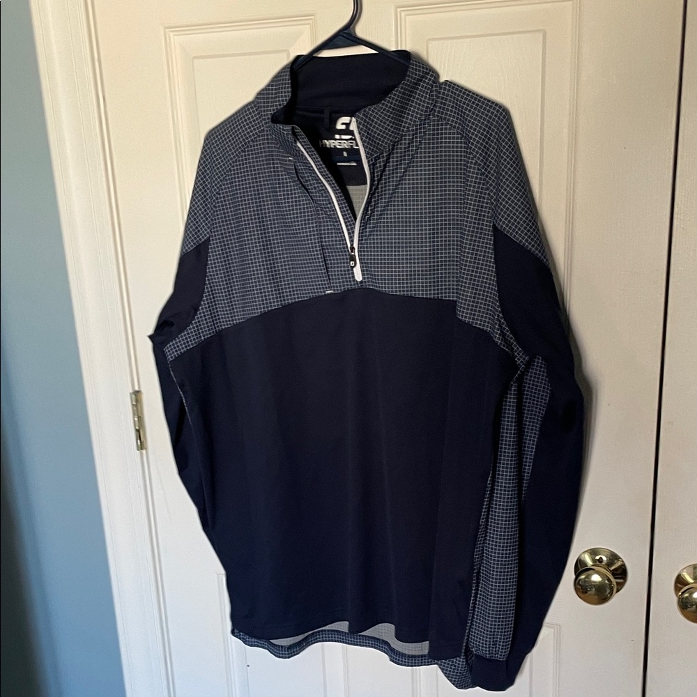 Navy  Quarter-Zip lightweight windbreaker by foot joy hyper flex men’s large